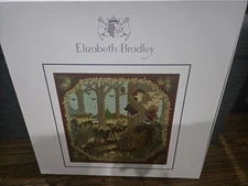 Elizabeth Bradley English Tapestry Kit -Woodlands -  Fall Scene Needlepoint NIB