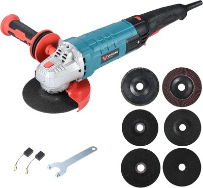 Angle Grinder, 4 1/2 Grinder 12-Amp, 1400W Multifunctional High Power... 