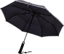 Uzi Tactical Self Defense Umbrella   Windproof Unbreakable Fiberglass with Carbi