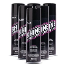 Slick Products 6 Pack Multi-Surface Shine & Protectant High Gloss Clear Spray