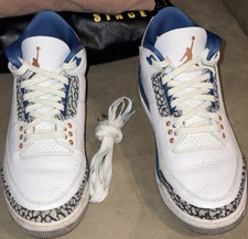 Jordan Air Jordan 3 Mid Top Leather Sneakers ...