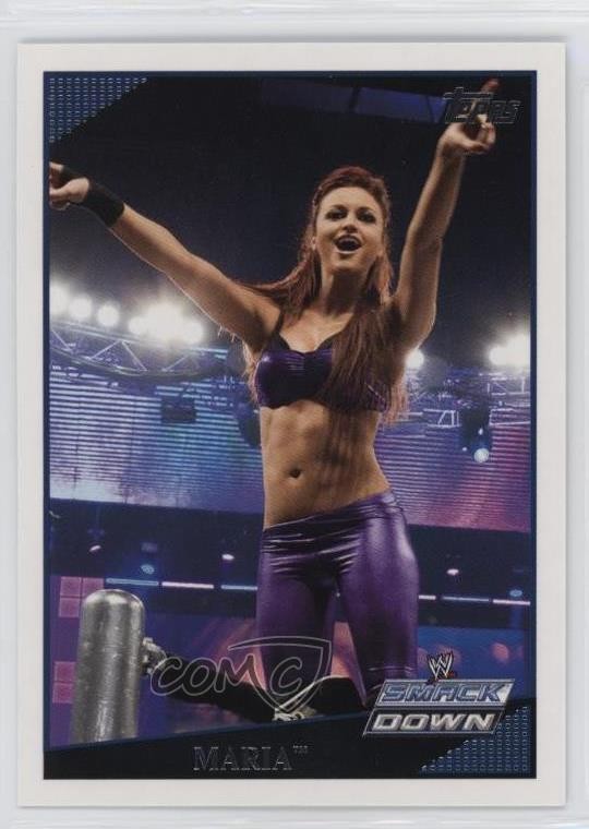 2009 Topps WWE Maria #4 1z6