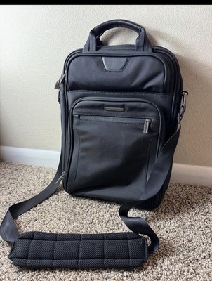 Briggs & Riley Black Work Slim Vertical Brief Bag
