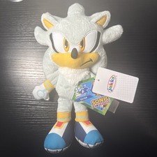 SILVER 35th Anniversary Plush NEW W/TAGS Sonic The Hedgehog Jakks Pacific