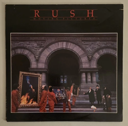 RUSH  Moving Pictures  Vintage Vinyl LP Record VG+  W/ Insert  Tom Sawyer