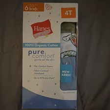 Hanes Pure Comfort Boys Brief Underwear 6-Pac...