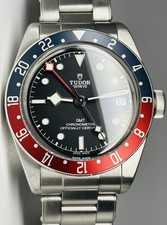 Tudor Black Bay Date GMT Pepsi 79830RB Watch, w/ Boxes, Booklets, + Cards