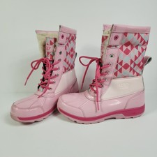 ugg girls waterproof winter Boots 3M Insulation US Size 4 Pink