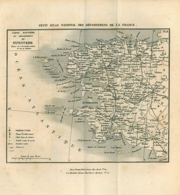 Map of Brittany