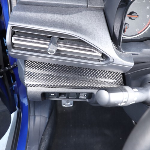 Central Control Dashboard Cover Trim Bezels For Subaru WRX STI 2022-2024 Carbon - Picture 9 of 17