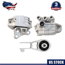 Set of 3 Motor Mount For Ram Promaster City 2.4L A/T 2016 2017 2018 2019-2022