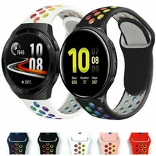 Silicone Watch Band Strap For Samsung Galaxy Watch 4 5 6 7/Watch3 41mm/Active1 2