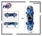 Skateboard Skate In Legno Fantasia Colorato Bambini Ragazzi 60cm 06046 dfh