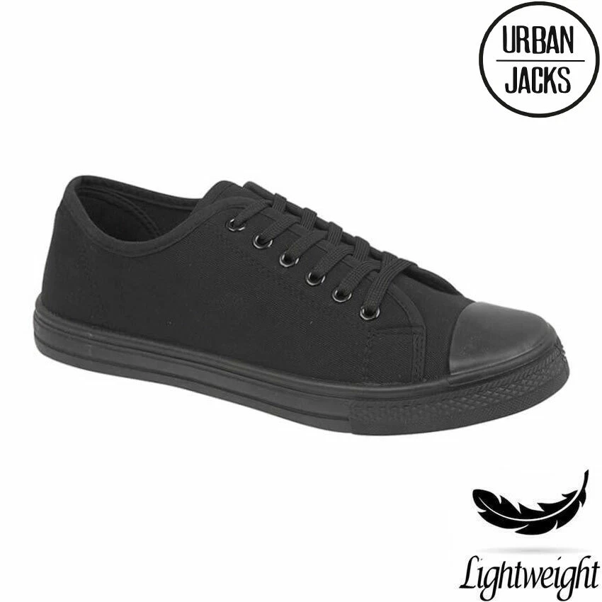 Ladies black hotsell canvas shoes