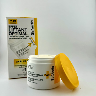 StriVectin TL Advanced Tightening Neck Cream 2x Plus Grand UNSEALED 3.4 oz