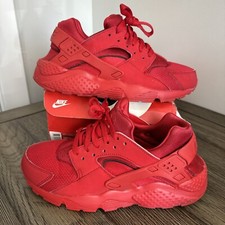 New Nike 7 Youth Huarache Run GS Shoes 654275-600  University Red