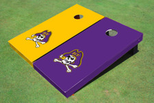 East Carolina University Alternating Solid Cornhole Boards