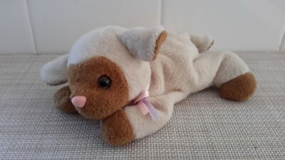 Vintage 1992  A&A Plush Sheep 6  Plush Soft Toy Stuffed Animal Beige/Brown 