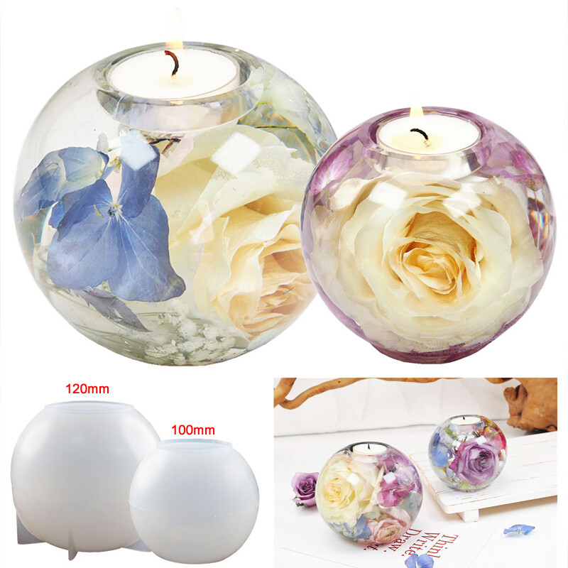 Silicone Candlestick Mold for DIY Resin Epoxy Candle Holder Craft