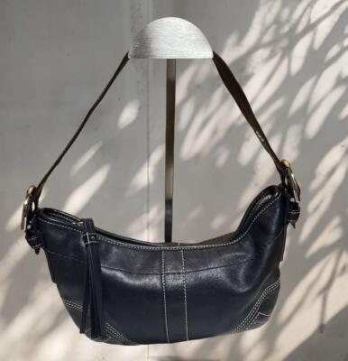 バッグ coach Soho Hobo accessory pouch leather バッグ coach Soho Hobo accessory pouch leather Vintage Coach