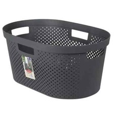 Curver Infinity 40L Wäschebehälter Dunkel Grau