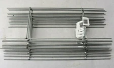 Lot Of 11 Hillman Group 843318 Silver Stainless Steel H Bracket Sign Holder 24"