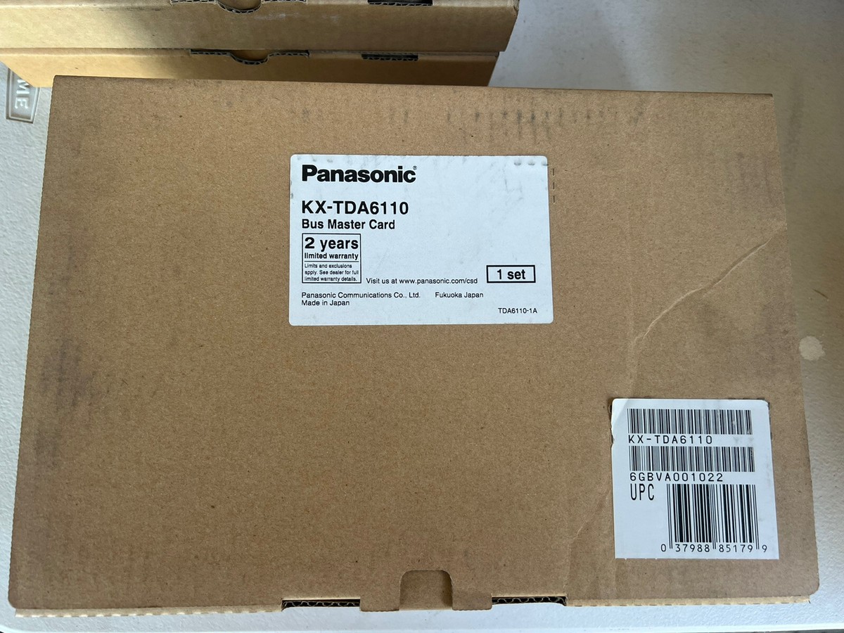 Panasonic KX-TDA6110 Bus Master Card set with Cable *New In