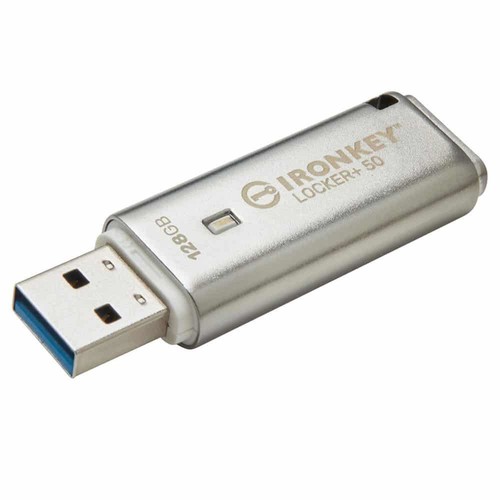 Kingston IronKey Locker+ 50 USB Flash Drive Encrypted 128GB IKLP50/128GB - Afbeelding 4 van 5