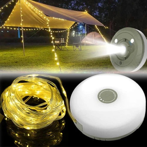 Glowmate 4 in 1 Camp Light, Glow Mate 4 in 1 Retractable String Lights Camping - Picture 13 of 21