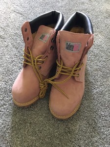 safety girl steel toe work boots