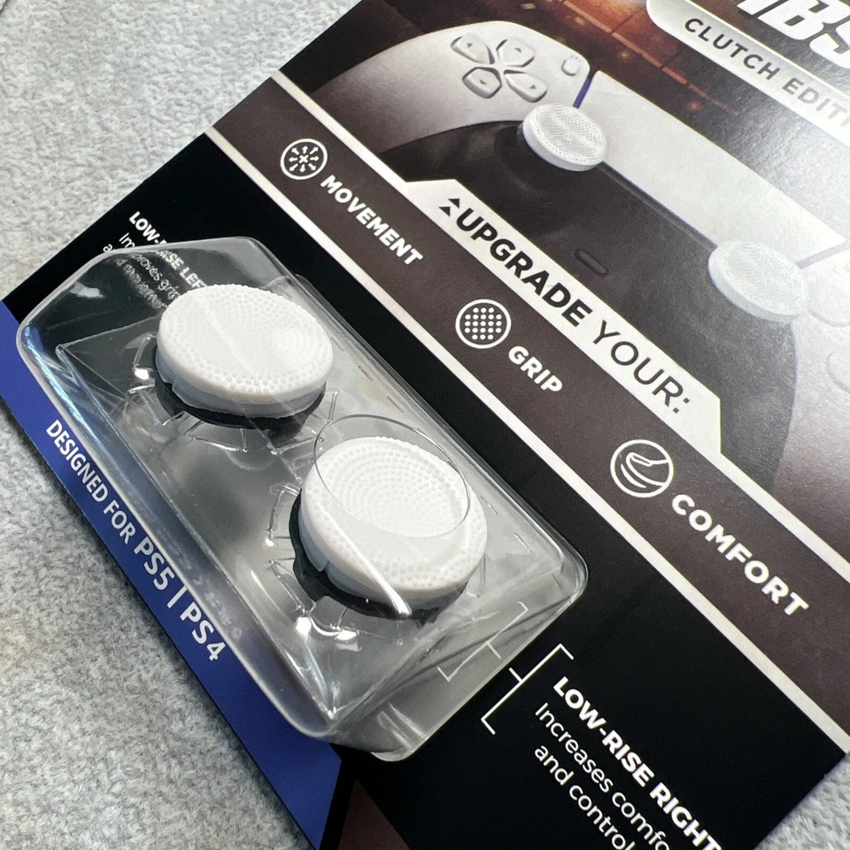 Kontrol Freek PS4 PS5 Controller High Performance FPS Grips Clutch White 2pc New - Image 2 of 3