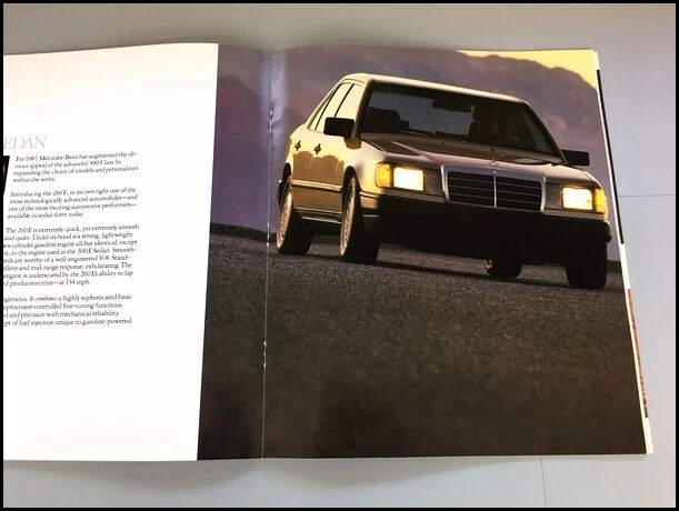 1987 Mercedes Benz 300 300E 300D 300TD Wagon 50-page Car Brochure Catalog Foto 4 de 4