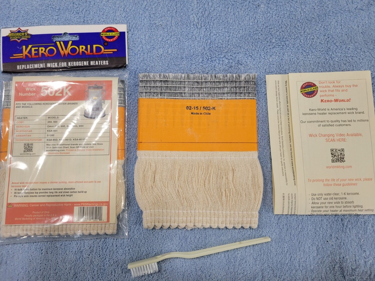 TOYOTOMI TOYOSTOVE KEROSENE HEATER WICK, WICK CLEANING BRUSH u0026amp; WICK  CLEAN GUIDE | eBay