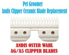 Ceramic Replacement Cutter Fits Most Andis Oster Wahl AG/A5 Clipper Blades
