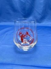 Hallmark’s Christmas Wine Glass “HE SEES YOU WHEN YOU'RE SIPPING"  VIP 2023 NEW
