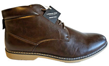 London Fog Collection Brown Boots TYLER CHUKKA CL30578M-E Men's Size 10 NIB