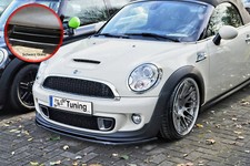 BiSpoilerschwert Frontspoiler ABS für MINI Cooper S Cabrio R58 R59 schwarz Glanz