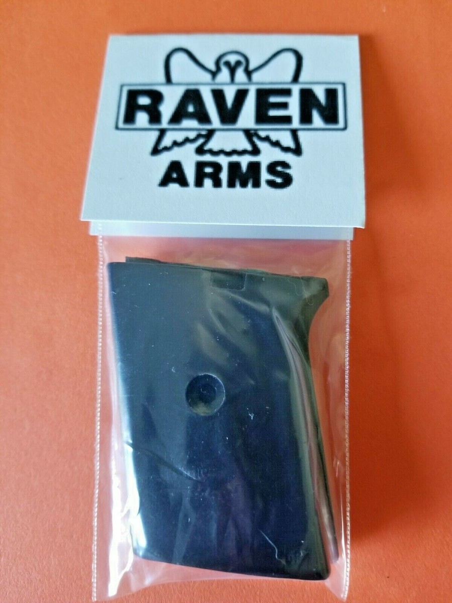 Raven / Phoenix Arms MP25, MP-25, P25, P-25 Black Smooth Grips