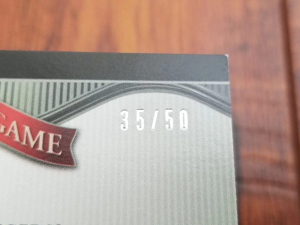 Ty Cobb 2009 Topps Legends Of The Game Commemorative Letter Patch Card - #35/50 - Image 3 of 4