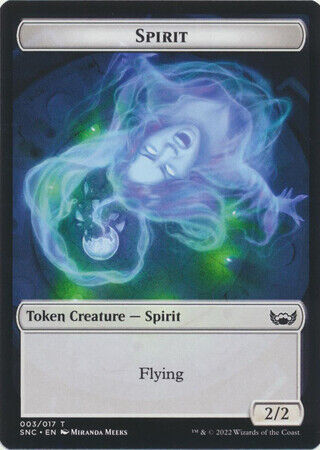 MTG Streets of New Capenna - Spirit 2/2 [Token] - Picture 1 of 1