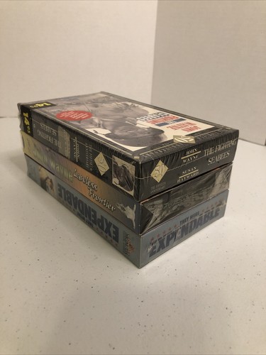 The Fighting Seabees Lawless Frontiers And They Were Expendable John Wayne VHS - Picture 10 of 11