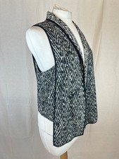 John Mark Women's Jacket - Black & White - Size Medium