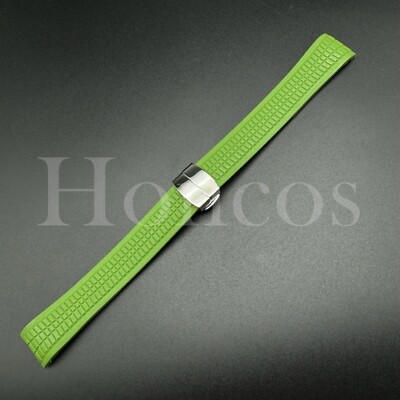 Rubber Watch Band Replacement Strap Fits For Patek Philippe Aquanaut 5167A L/GN