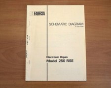 FARFISA 250 R S E Original Service Manual Schematic diagrams Electrical diagrams