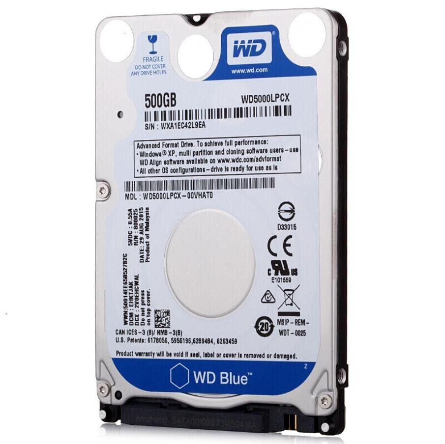 Western Digital Blue 500GB WD5000LPCX 5400RPM SATA 2.5