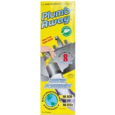 Plumb Away Drain Clog Remover & Cleaner-NO Chemicals-Easy to use- REFILL CAN