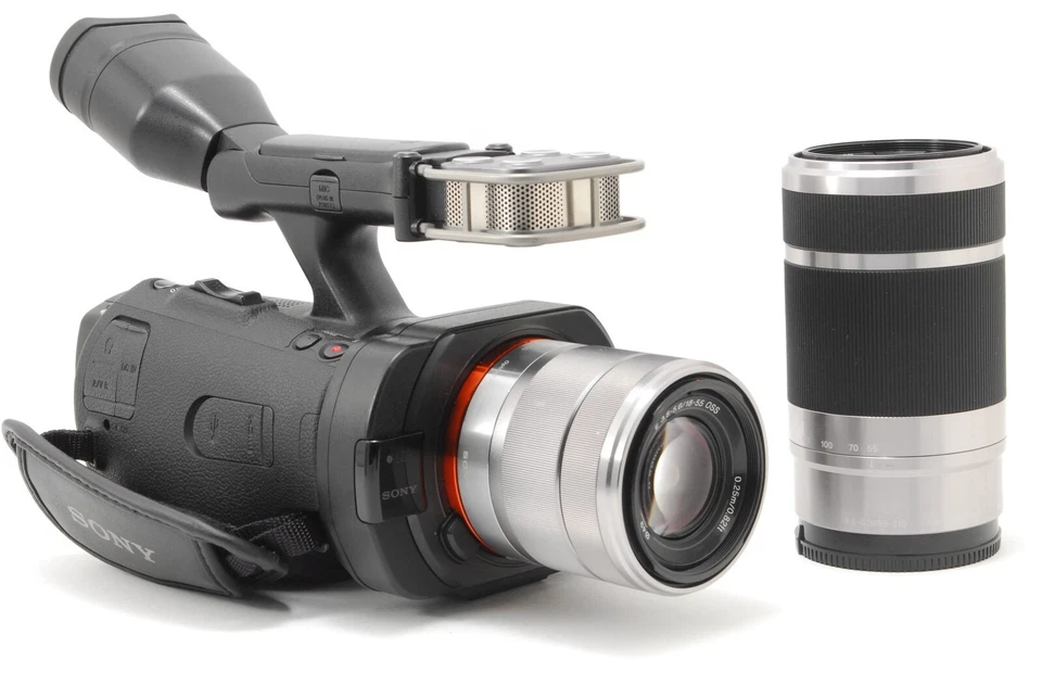 Read[ Near MINT/2Lens ]Sony NEX-VG900 Handycam Camcorder 18-55mm 55-210mm JAPAN - Image 4 of 4