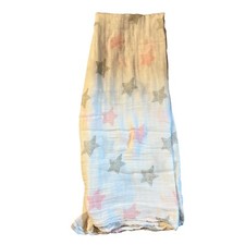 Aden  Anais Cotton Muslin Swaddle Blanket With Pink  Gray Star Print