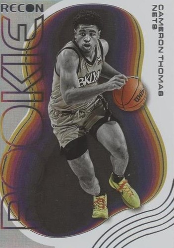 2021-22 Leaf PLATINUM Cameron Thomas #/99 RC #BA-CT1- SGC 9 MINT