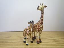 Schleich Giraffe Female Adult and 1996 Safari Baby Calf Set of 2 Animal Figures